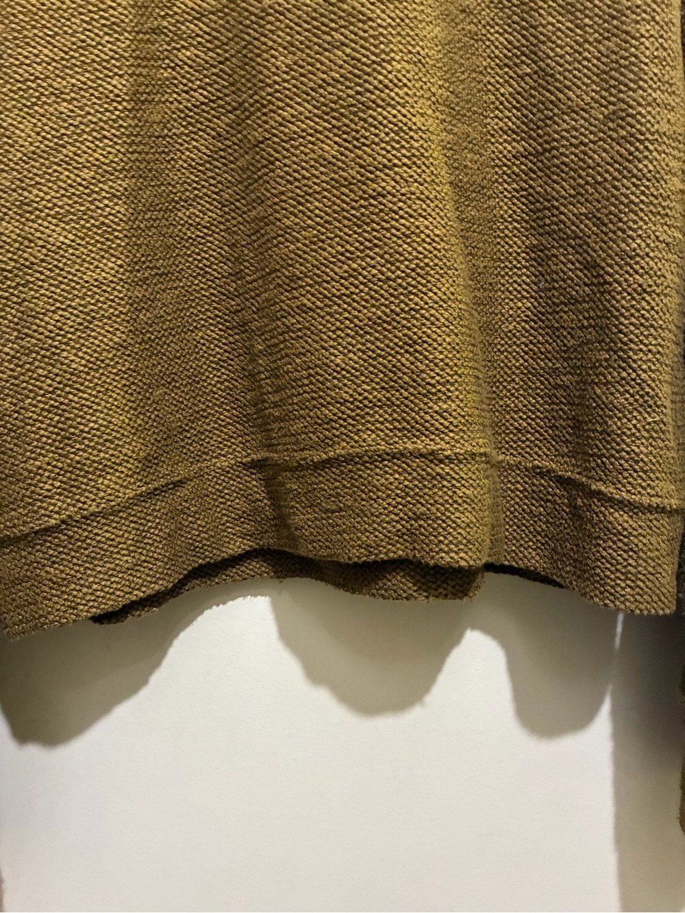 Aerie Knit Funnel Neck Hoodie Large Olive Chartreuse Green - Picture 7 of 10